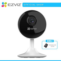 Kirimskg- EZVIZ C1C-B 720P Bundle Micro 32GB - 1MP 720P Two-Way Talk Wireless Indoor IP Camera