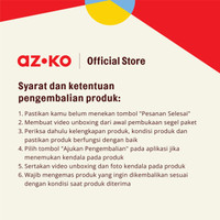 Azko Stora Tempat Sabun Batang Suction Oval - Putih