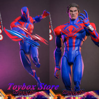 HOTTOYS HT MMS711 1/6 Spider-Man 2099 Action Figure Across the Spider-Verse Movie Super Hero Anime Delicate 12" Full Set Soldier