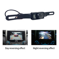 1PCS Waterproof HD Car RearView Reverse Backup Camera License Plate Night Vision 8 LED Wide 170°