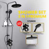 AY Shower Set 3 In 1 Tanpa Pengaturan Dingin dan Panas