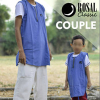 KAOS GAMIS COUPLE ANAK ROSAL - Cokelat,Xs/S + 3xl