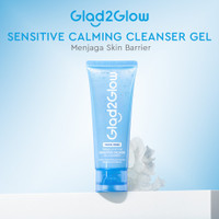 【NEW LAUNCH】GLAD2GLOW TREMELLA VITA B5 SENSITIVE CALMING GEL CLEANSER | sabun cuci muka G2G facial wash Acne Prone Skin Friendly Acnes Face Wash Sabun Cuci Muka Acner Glowing Barrier Anti-Aging Exfoliating Brightening Whitening Blackhead Removal Calmi