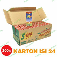 ReadyCantik- S-tee Stee Minuman Teh Kotak 200ml Isi 24pcs (KARTON)