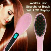 PROMO Sisir Catok HQT 906 - Pelurus Rambut - Sisir Listrik HQT-906