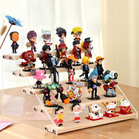 BG5. Stand Display Rack Action Figure Diecast Rak Susun Akrilik Kayu