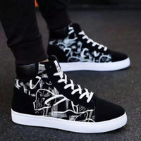 sepatu sneakers boots batik anak pria dan wanita