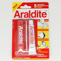 Thelionst Araldite Red Rapid Lem Araldite Merah Epoxy Besi 5 Menit