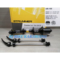 HUB STRUMMER BALAP HR100 U BRAKE 20 24 HOLE