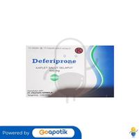 DEFERIPRONE PRATAPA NIRMALA 500 MG BOX 100 TABLET