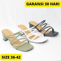 SANDAL HEELS WANITA BIG SIZE 41 42 JUMBO PREMIUM BRANDED CANTIK MEWAH