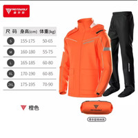 Jas Hujan Motowolf Premium RainCoat Anti Bocor Quick Dry MDL-0403 OR