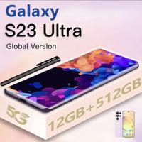 Handphone Baru Galaxy S23 ultra Layar Penuh 7.5inci Handphone Diskon
