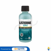 LISTERINE ZERO MOUTHWASH BIRU BOTOL 100 ML
