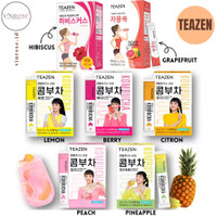 [10 Sachet] Teazen Kombucha Tea Lemon/ Citron/ Berry Detox Diet Drink Korea (15 Kcal)/ Detox Drink/ Teh Diet