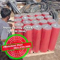 Karpet Talang Air 90cm (50m) merah-hitam
