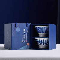 ( NEW ) CERAMIC JAPANESE BLOSSOM BOWL A ISI 2 / ALAT MAKAN MANGKOK HAMPERS KADO BEST SELLER