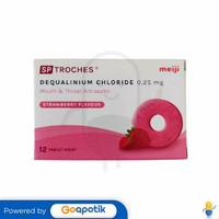 SP TROCHES MEIJI RASA STRAWBERRY BOX 12 TABLET