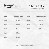Sandal Loggo Atlantis series navy size 35-44 II yahoo22mart