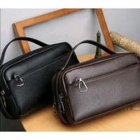 (SRC) #IDH FASHION# GRC LEATHER CLUTCH HANDBAG TAS TANGAN KULIT PRIA TAS GENGGAM CASSUAL