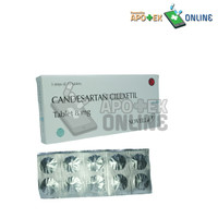 CANDESARTAN 8 MG 1 STRIP 10 TABLET