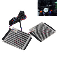Motorcycle Heated Grips Electric Heating Handlebar Warmer Grip Warmer With Switch Control 12V 15W Handlebar Pad