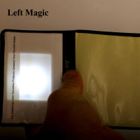 1 Set Light Prediction Holder(Charged Version)- Magic Tricks Optical Prediction Wallet Magic Props Close Up Magic G8080