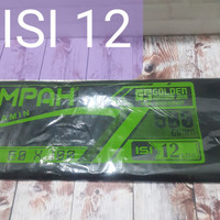 Trash bag trashbag kantong plastik sampah 60x100cm isi 15pc kuat tebal D3V!!