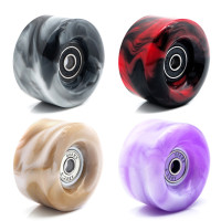 Roller Skate Wheels Indoor Roller Skate Wheel With Bearing PU Wheel Installed For Quad Skates And Skateboard Indoor/Outdoor Use