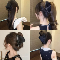 Jepit Rambut Hairpin Kain Permata Bling Jepit Rambut Jedai / Korea Hairdow