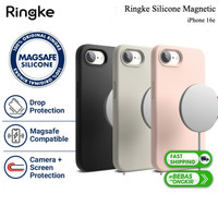 Ringke Silicone Magnetic Case iPhone 16e Casing Magsafe Magnetic Cover