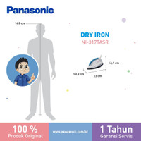Panasonic NI-317TASR Dry Iron - Turquoise Blue