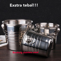 RFK224 • ice bucket 3L 5L ember es batu wine bucket stainless steel 3 L 5 L PALING MURAH
