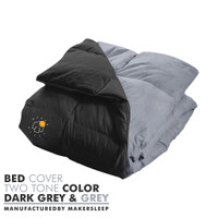 ZT55 BED COVER ONLY TWO TONE COLOR UKURAN 160X220 MINIMALIS
