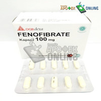 FENOFIBRATE 100 MG 1 STRIP 10 CAPSUL