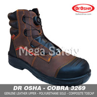 Dr Osha Cobra Ankle Boot 3269 Sepatu Safety Shoes Composite Metal Free Terbaru