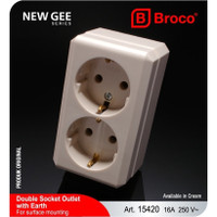 MRK_ Broco OB Double Stop Kontak 15420 11 Outbow Cream (K)