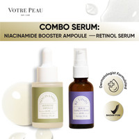 Votre Peau Combo Serum : Niacinamide Booster Ampoule & Serum Retinol Gratisongkir