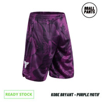 TERLARIS BBALL PANTS - KOBE BRYANT - CELANA BASKET - MOTIF UNGU MURAH!!! MURAH
