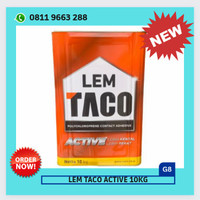 Ready JT TERBARU!!! LEM TACO ACTIVE 10KG LEM KUNING KUAT