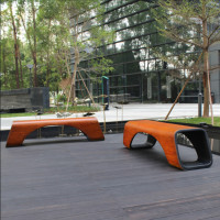 NEW Fiberglass chairs shopping malls leisure chairs outdoor commun
