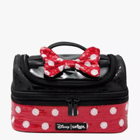 TERBARU Smiggle Double Decker Lunch Bag Minnie Polka/Tas Bekal Minnie/Kado ori