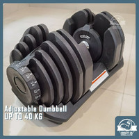 Ready Isofit.Id Adjustable Dumbbell Barbell Alat Angkat Beban Set 5-40 Kg By Pasha Ols