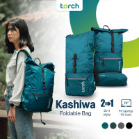 Promo Torch Tas Ransel Punggung Lipat Pria Wanita Foldable Backpack Kashiwa Ready