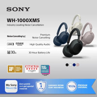 Sony WH-1000XM5 WH1000XM5 / WH-1000 XM5 Headphone Wireless Bluetooth 5.2 With Noise Cancelling