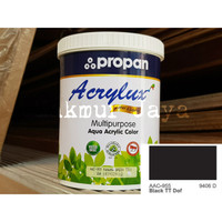 Propan Acrylux Black Dof Hitam Doff Cat Duco Water Based
