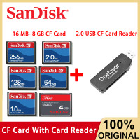 SanDisk CF Memory Card with Card Reader High Speed CF 64MB 128MB 256MB 512MB 1GB 2GB 4GB 8GB For Industrial equipment
