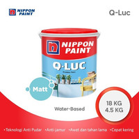 Baru Cat Tembok Interior Q-Luc Nippon Paint Berbagai Warna (4,5 Kg)