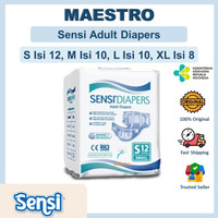Sensi Diapers Adult Popok Perekat Dewasa Orang Tua Ukuran S M L XL
