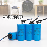 Kapasitor Starting Motor Cd60 450V - Pilihan 20uf 30uf 50uf Tahan Lama